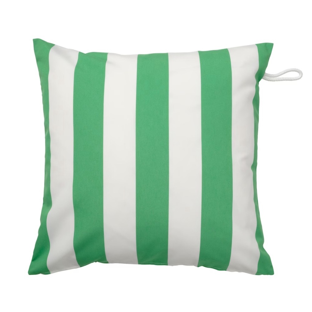 IKEA NEW Cushion Cover (4 pieces) GULLBERGSO (Green & White, 20x20”)